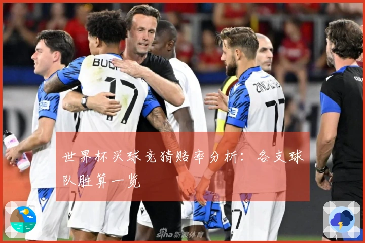 世界杯买球竞猜赔率分析：各支球队胜算一览
